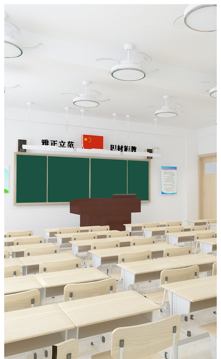 教育风扇灯白(图1)