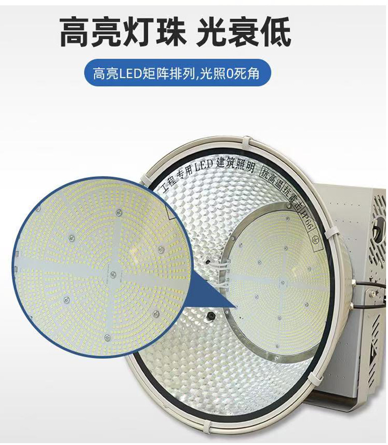 室内led篮球馆专用灯 防眩目无影体育馆乒乓球室羽毛球场照明灯(图5)