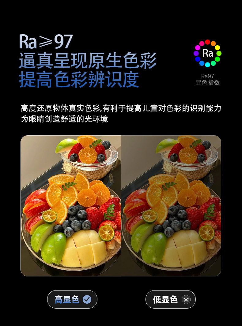 嵌入式护眼小山丘射灯家用智能三色led筒灯客厅卧室cob中 山无主灯(图5)