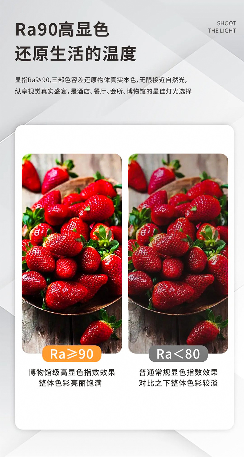  led全光谱98显深防眩家用三色防眩别墅洗墙灯嵌入式COB小山丘射灯(图30)